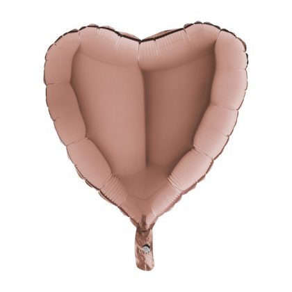 Balon Foliowy Serce Rose Gold – 18 Cali
