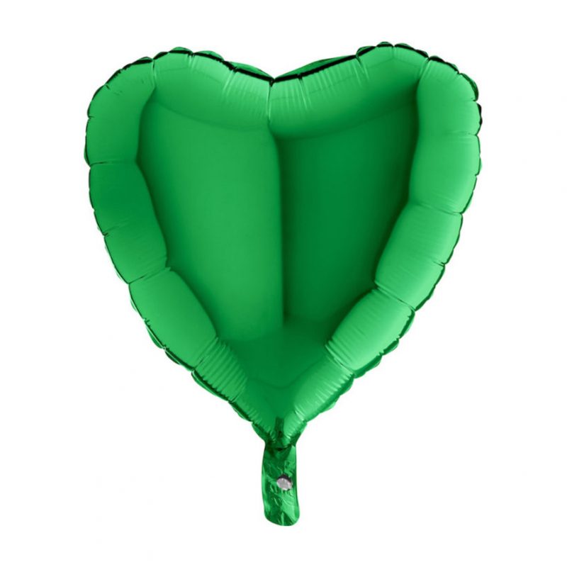 Zielony Balon Serce Walentynkowe Balony Z Helem Poznan