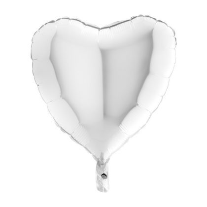 Balony Z Helem Biały Balon Serce Romantyczne Balony Z Helem Na Walentynki Poznań