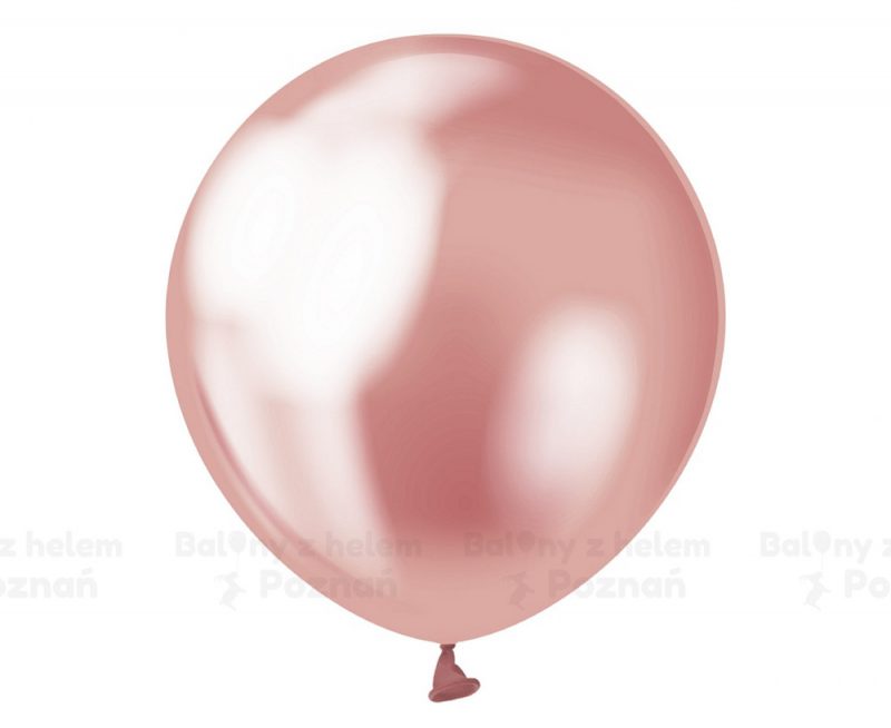 Balony Chrom Balony Metaliczne Balon Metaliczny Poznań Balony Z Helem W Poznaniu Najlepsze Balony Z Helem Poznań Różowy Rose Gold Balon Chromowany