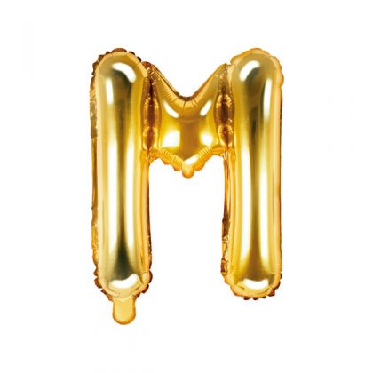 Balon Foliowy M 35 Cm Złoty