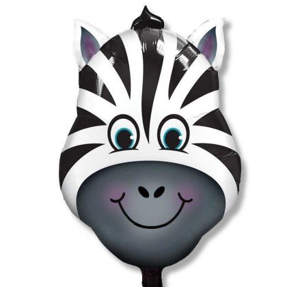 Balon Foliowy Zebra Balon Foliowy Glowa Zebry Balon Glowa Zebry Balon Zebra Balony Z Helem Poznan
