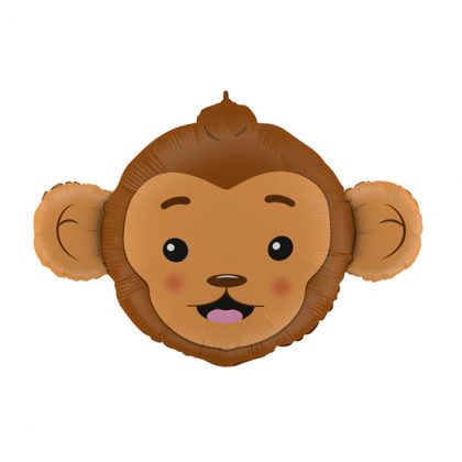 głowa małpki balony z helem poznań poznań malwowa balon z helem małpka
