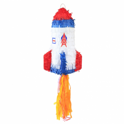 piniata prom kosmiczny piniata rakieta urodzinowa piniata na urodziny w stylu kosmicznym kolekcja kosmos dekoracje kosmos
